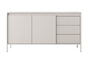 Miniaturka 6 - Komoda Ombrino 153 cm beżowa – front na białym tle
