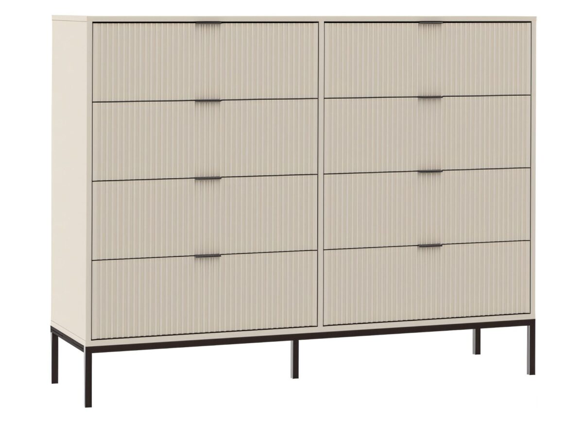 Komoda Ontavio 150 cm z 8 szufladami