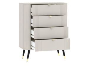 Miniaturka 2 - Komoda z 4 szufladami Onvero 78 cm kaszmir – zdjęcie 2