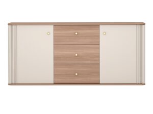 Miniaturka 4 - Szeroka komoda Orsetta 175 cm kaszmir Bolivar naturalny widok front