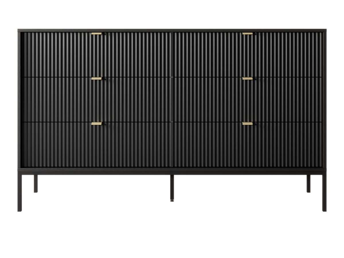 Komoda Sivas 154 cm z 6 szufladami