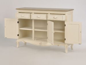 Miniaturka 2 - Komoda Sorrento z trzema otwartymi drzwiczkami i szufladami
