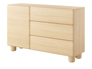 Miniaturka 2 - Komoda Faltero 130 cm – widok pod kątem z boku