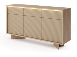 Miniaturka 2 - Komoda Talvio 154 cm – widok pod kątem z prawej strony