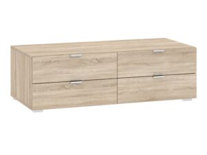 Miniaturka 2 - Komoda Veldaro 111 cm w dekorze dąb Sonoma – cztery szuflady i lewy bok
