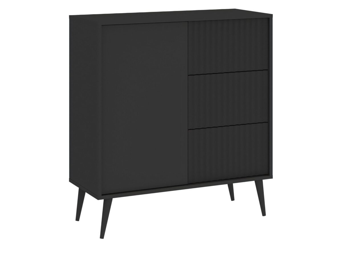Komoda jednodrzwiowa z 3 szufladami Bellvoro 91,2 cm
