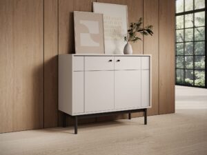 Miniaturka 5 - Komoda Kiyomi kaszmir – aranżacja salonu z dekoracjami