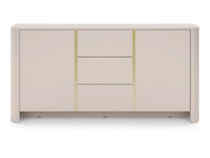 Miniaturka 9 - Komoda Lavello 168 cm kaszmir – dwoje drzwi i trzy szuflady od frontu