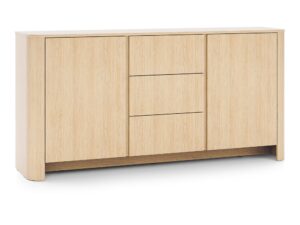 Miniaturka 5 - Komoda Lavello dąb Vicenza – widok pod kątem, trzy szuflady