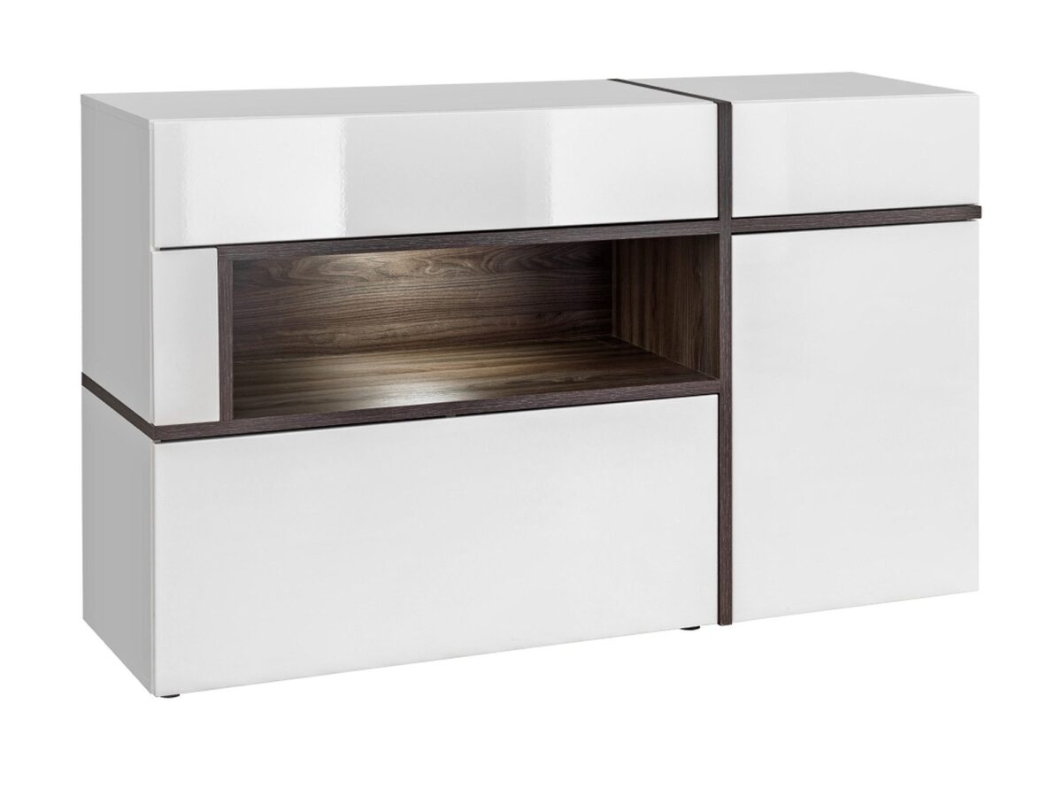 Komoda z szufladami i LED Cresto 150 cm