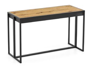 Miniaturka 7 - Konsola rozkładana Arenale – blat dąb artisan, czarny stelaż