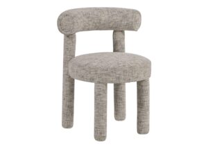 Miniaturka 1 - Krzesło tapicerowane Edinburgh 80 cm – szaro-beżowy melanż pod kątem
