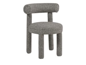 Miniaturka 12 - Krzesło Edinburgh szaro-brązowe – widok ukośny siedziska