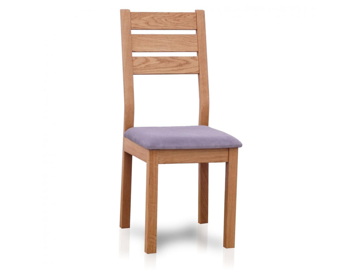 Krzesło z litego dębu Elvaron 43 cm