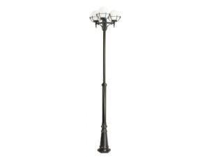 Miniaturka 3 - Rysunek techniczny lampy parkowej KULE Z KOSZYKIEM 200 OGMWN 3 KPO