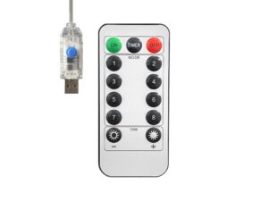 Miniaturka 8 - Pilot z ośmioma trybami do kurtyny LED zasilanej przez USB