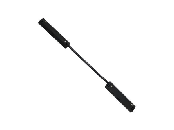 Elastyczny łącznik narożny szyn magnetycznych 48 V, czarny, dwa adaptery