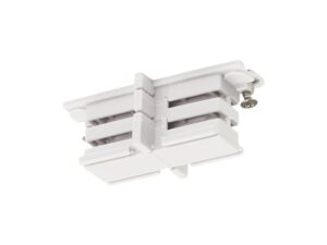 Miniaturka 1 - Biały łącznik izolacyjny S-TRACK do szyny trójfazowej, packshot