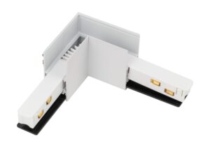 Miniaturka 2 - Magnetic Easy łącznik narożny L Flex biały do szyny natynkowej, packshot na białym tle