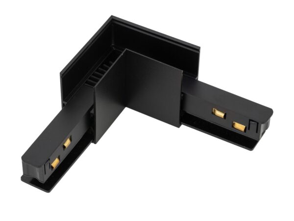 Magnetic Easy łącznik narożny L Flex czarny do szyny natynkowej, packshot na białym tle
