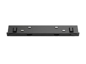 Miniaturka 4 - Czarny łącznik prosty systemu magnetycznego 5 mm, widok z przodu na białym tle