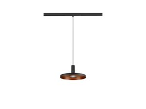 Miniaturka 2 - Lampa Lalu Mix&Match – przykład z płaskim kloszem z miedzianym wnętrzem