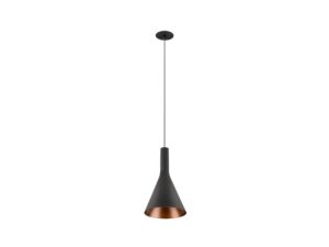 Miniaturka 1 - Lampa wisząca Lalu Set Cone 15 LED PHASE – detal czarnego klosza