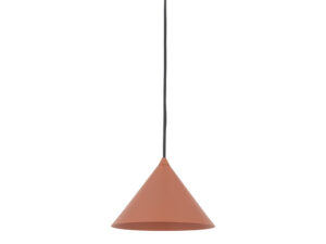 Miniaturka 2 - Lampa do szynoprzewodu Tracer Cono w kolorze ceglastym – klosz z bliska na białym tle