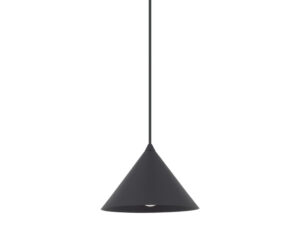 Miniaturka 12 - Lampa do szynoprzewodu Tracer Cono w kolorze czarnym – klosz z bliska na białym tle