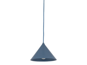 Miniaturka 5 - Lampa do szynoprzewodu Tracer Cono w kolorze granatowym – klosz z bliska na białym tle