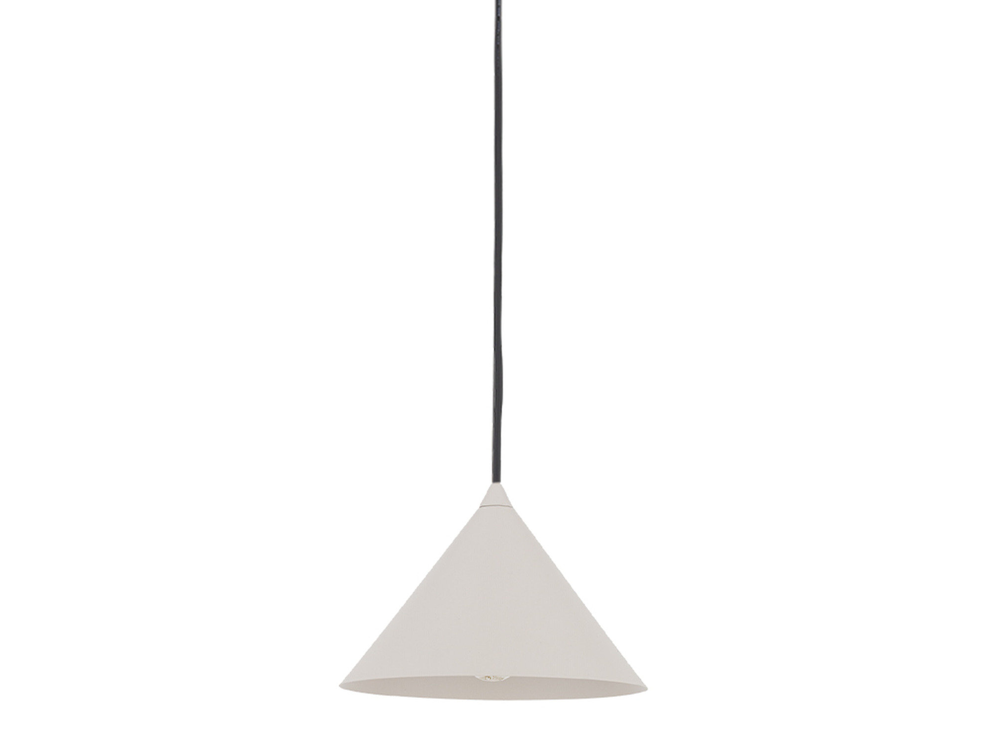 Lampa do szynoprzewodu Tracer Cono w kolorze kaszmirowym – klosz z bliska na białym tle