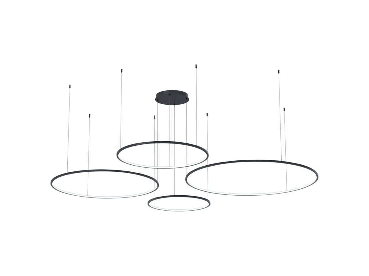 Lampa wisząca Emadena LED 120 W cztery pierścienie