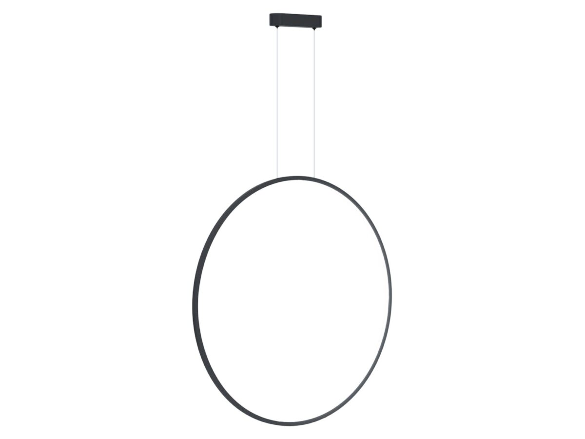 Lampa wisząca Emadena LED 46 W pionowy pierścień 80 cm