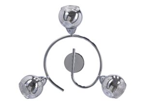 Miniaturka 5 - Lampa sufitowa Ilirona – widok spiralnego stelaża i mocowania od góry