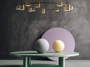 Miniaturka 5 - Lampa Kodo 12 czarno-złota w aranżacji producenta