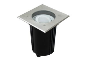 Miniaturka 4 - Lampa najazdowa MIX 6725 D – kwadratowa oprawa srebrna na białym tle