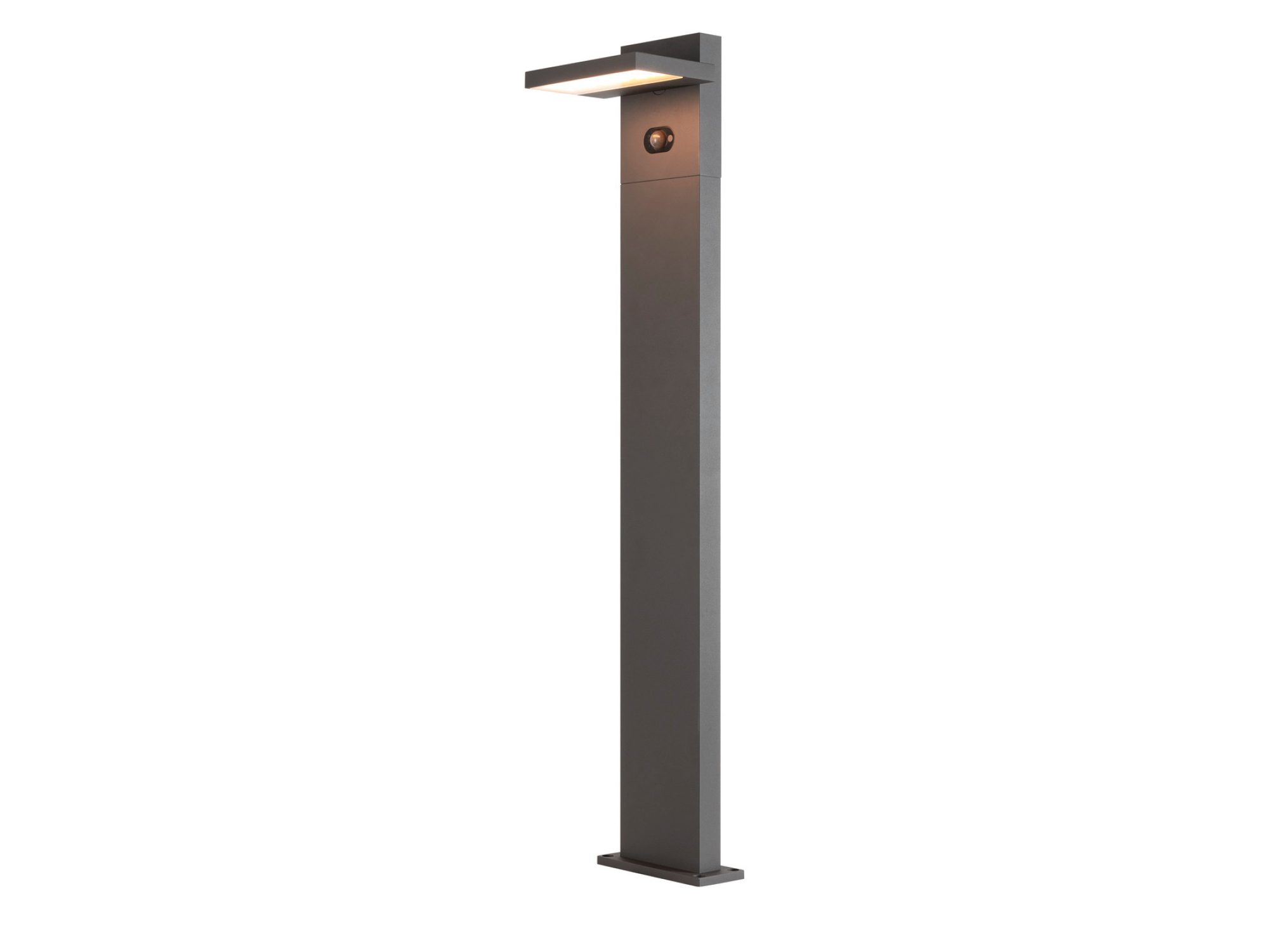 Lampa ogrodowa Abridor Pole 100 w widoku od przodu