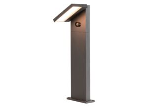 Miniaturka 4 - Lampa ogrodowa Abridor Pole 60 antracytowa na białym tle