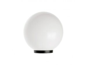 Miniaturka 6 - Lampa ogrodowa ALEKULE G 300 Z – biała kula 30 cm na czarnej podstawie