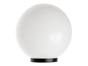 Miniaturka 8 - Lampa ogrodowa ALEKULE G 500 Z – biała kula 50 cm na czarnej podstawie