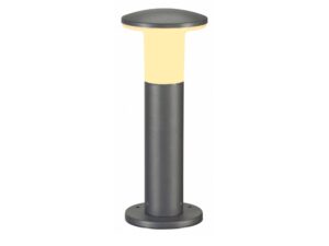 Miniaturka 2 - Lampa ogrodowa Alpa Mushroom 40 cm antracytowa z mlecznym kloszem