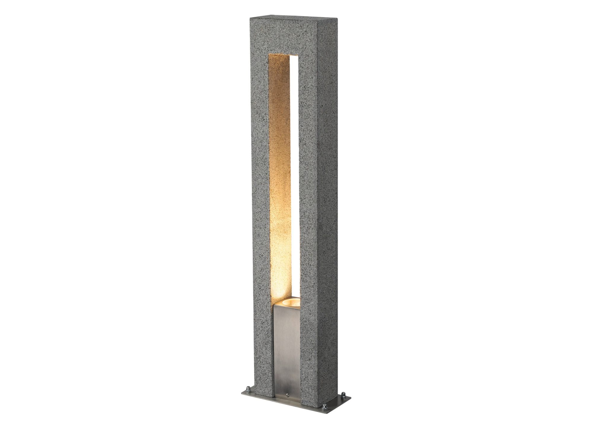 Lampa Arrock Arc w kolorze szarym i chromowym, trzecie ujęcie