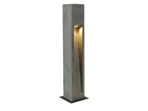 Miniaturka 1 - Szara kamienna lampa ogrodowa Arrock Stone wysokość 75 cm, packshot