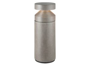 Miniaturka 1 - Szara betonowa lampa ogrodowa Concrete o wysokości 55 cm