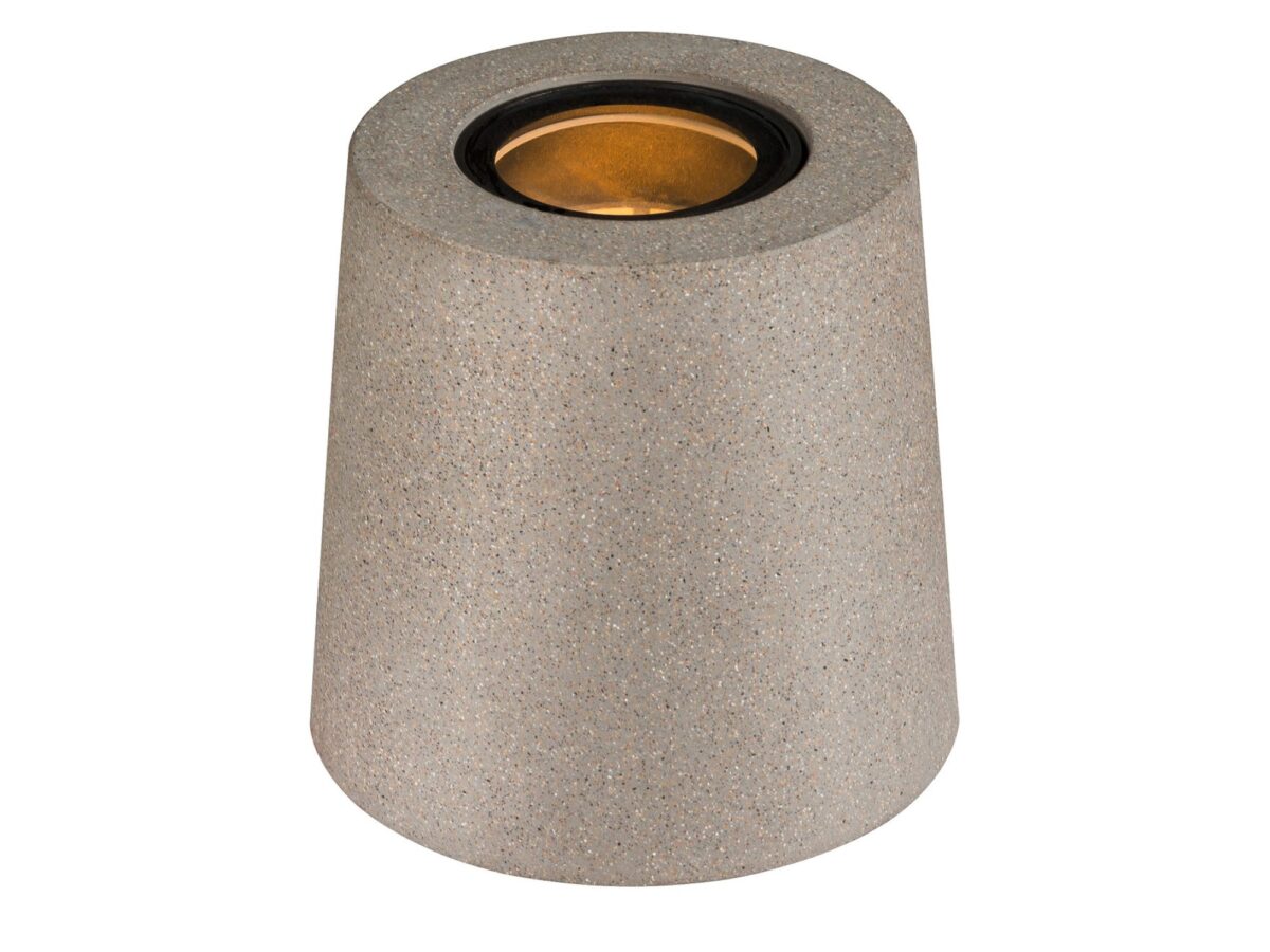 Lampa ogrodowa stojąca Concreto FL GU10 12 cm szaro-czarna
