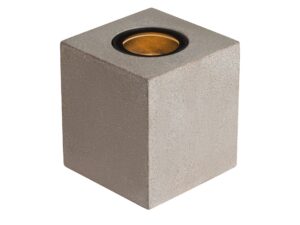 Miniaturka 4 - Lampa ogrodowa Concreto Fl z betonu, szaro-czarna kostka na białym tle