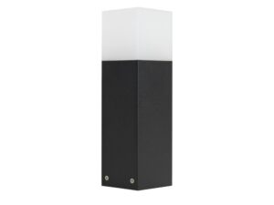 Miniaturka 2 - Lampa ogrodowa CUBE CB-330 czarna – pełny widok oprawy