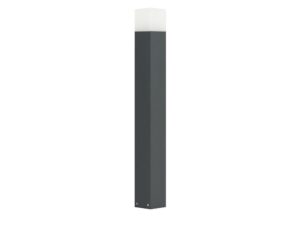 Miniaturka 2 - Lampa ogrodowa CUBE CB-830 ciemny popiel – pełny widok aluminiowej oprawy