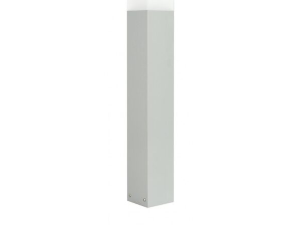 Lampa ogrodowa CUBE MAX CB-MAX 700 srebrna widok z przodu