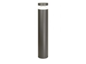 Miniaturka 5 - Lampa ogrodowa DELTA DL-500 – ciemnopopielata oprawa stojąca 50 cm na białym tle